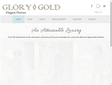 Tablet Screenshot of glorygoldlabel.com